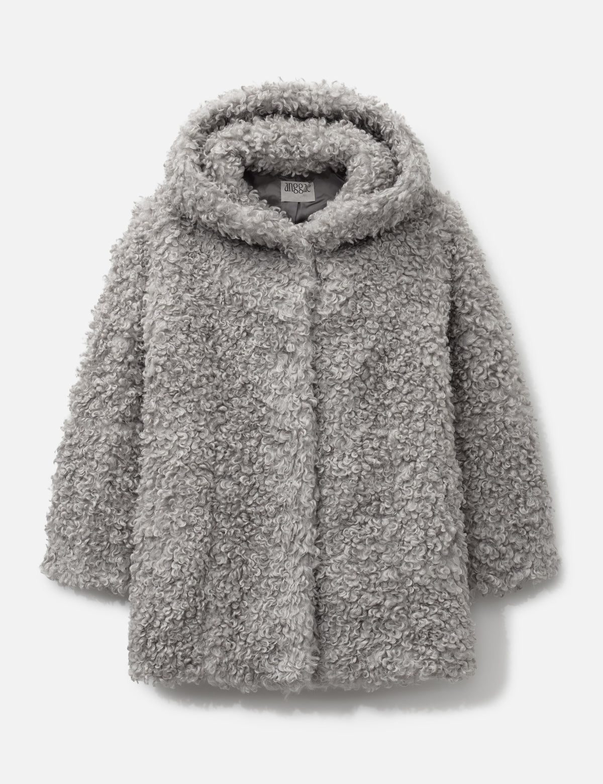 Anggae 【本物保証】 パーカー ストリート系 レディース Eco Shearling Hooded
