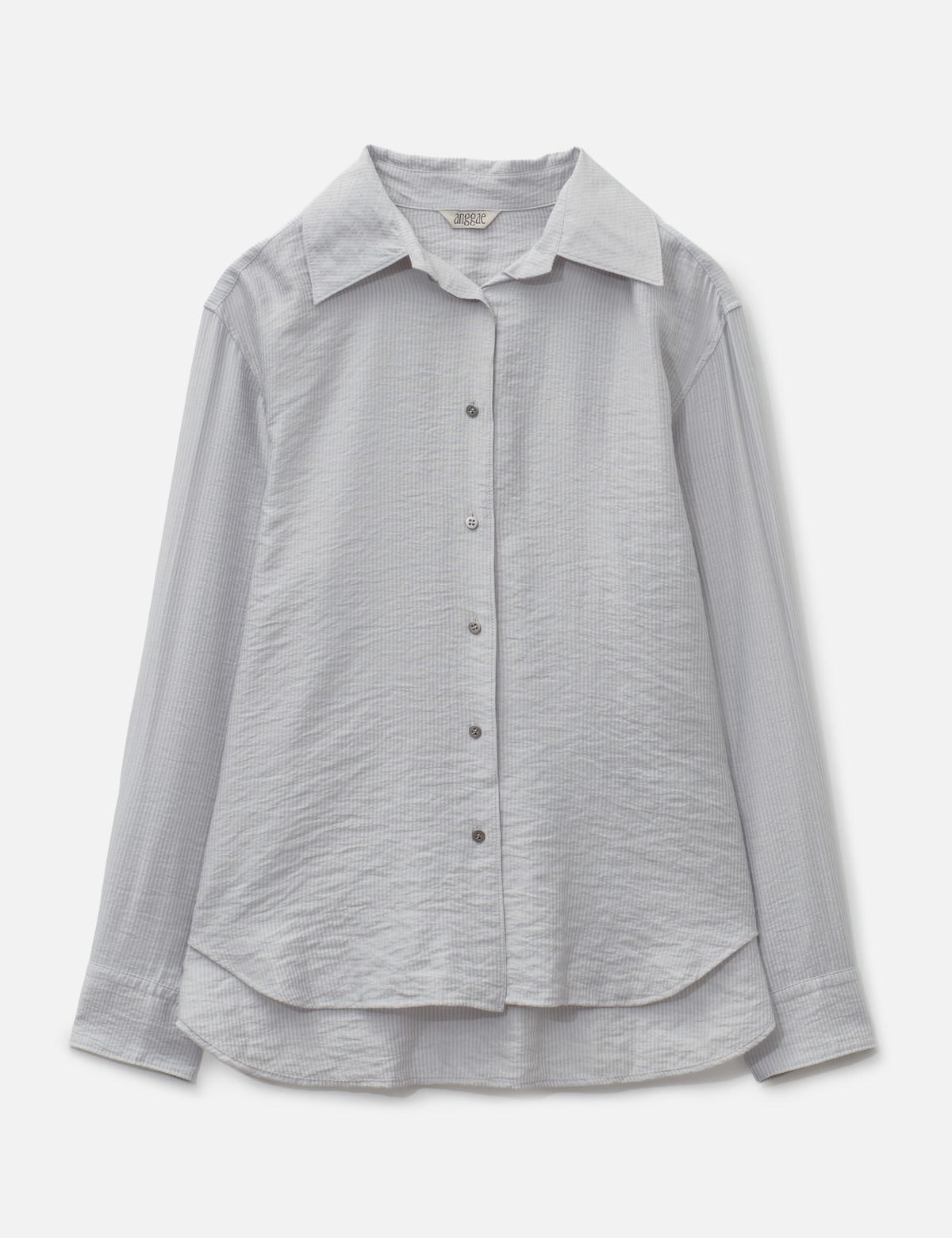 Anggae【本物保証】 シャツ ストリート系 レディース Stripe Shirt