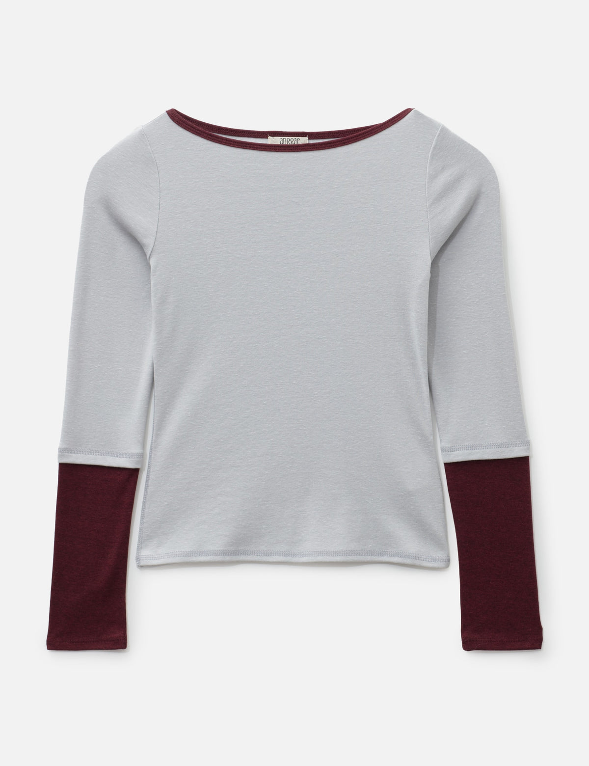 Anggae 【本物保証】 Tシャツ ストリート系 レディース Two Tone T-Shirt