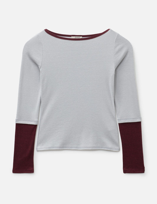 Anggae 【本物保証】 Tシャツ ストリート系 レディース Two Tone T-Shirt