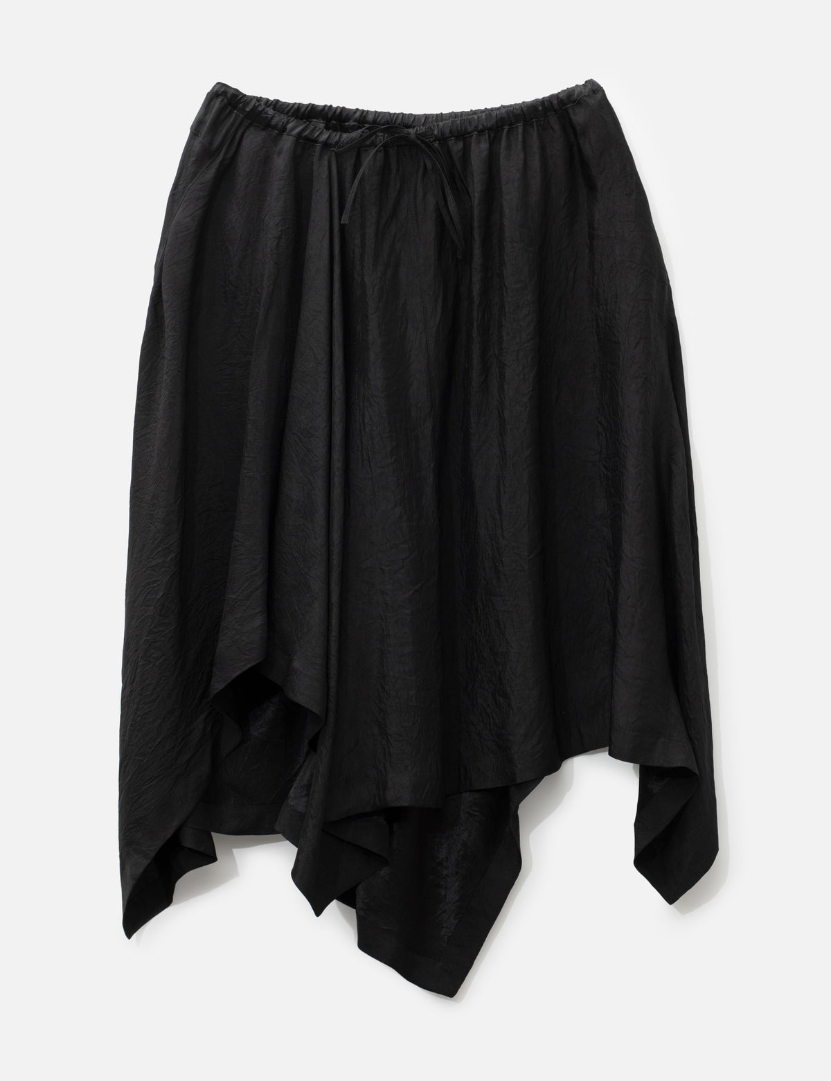 Anggae【本物保証】 スカート ストリート系 レディース Unbalanced Satin Skirt
