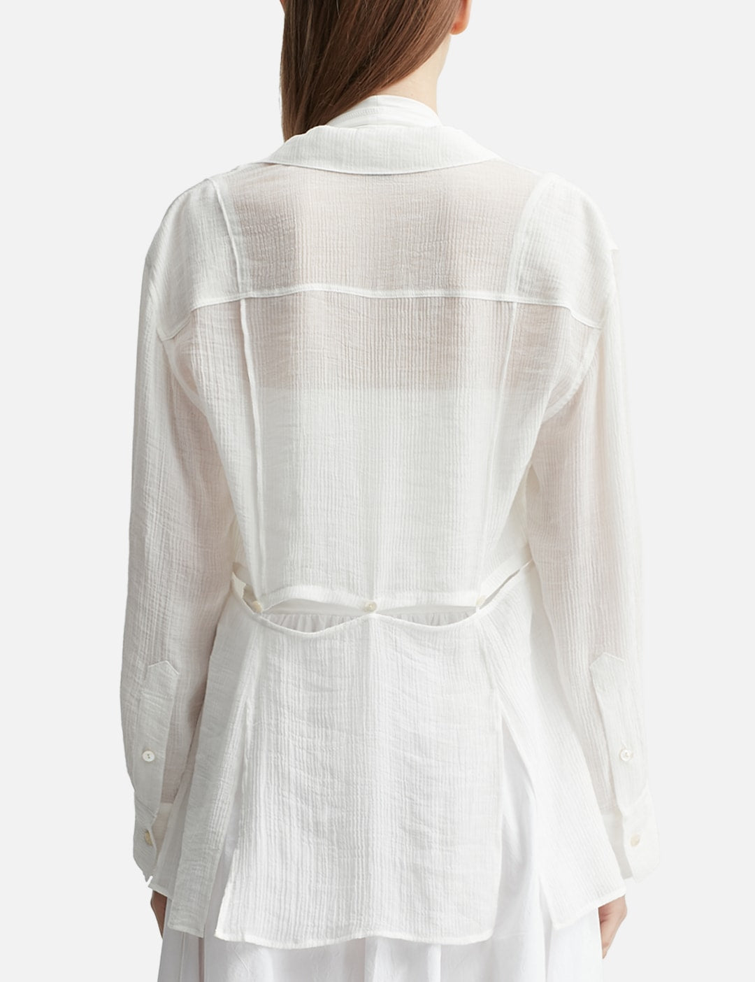 Anggae anggae 【本物保証】 シャツ ストリート系 レディース Multi-Way Apron Long Shirts