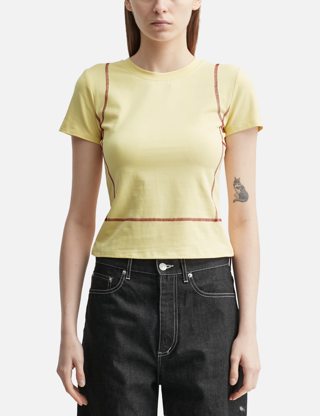 Anggae anggae 【本物保証】 Tシャツ ストリート系 レディース Parallel T-Shirt