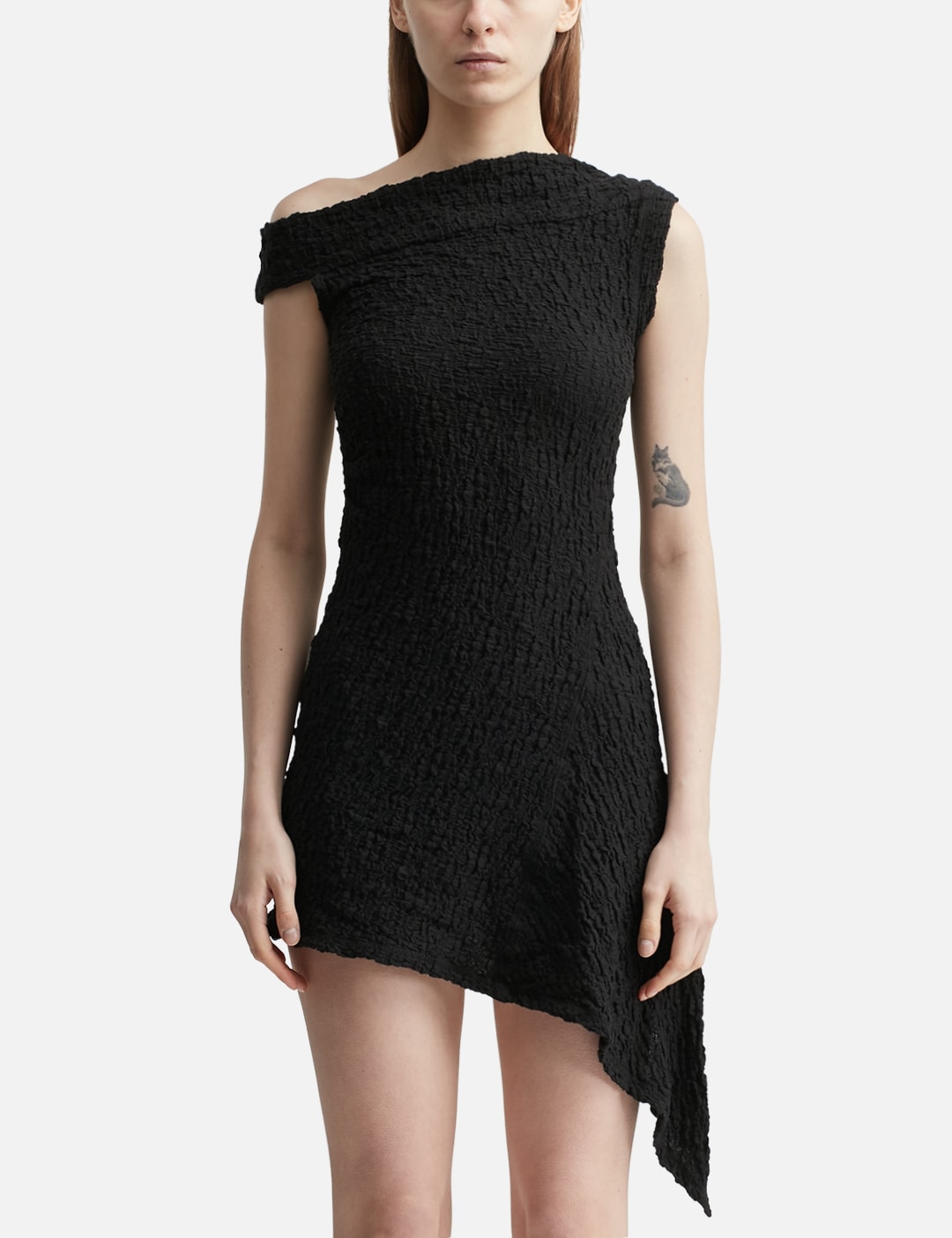 Anggae anggae 【本物保証】 ワンピース ストリート系 レディース Unbalanced Mini Dress