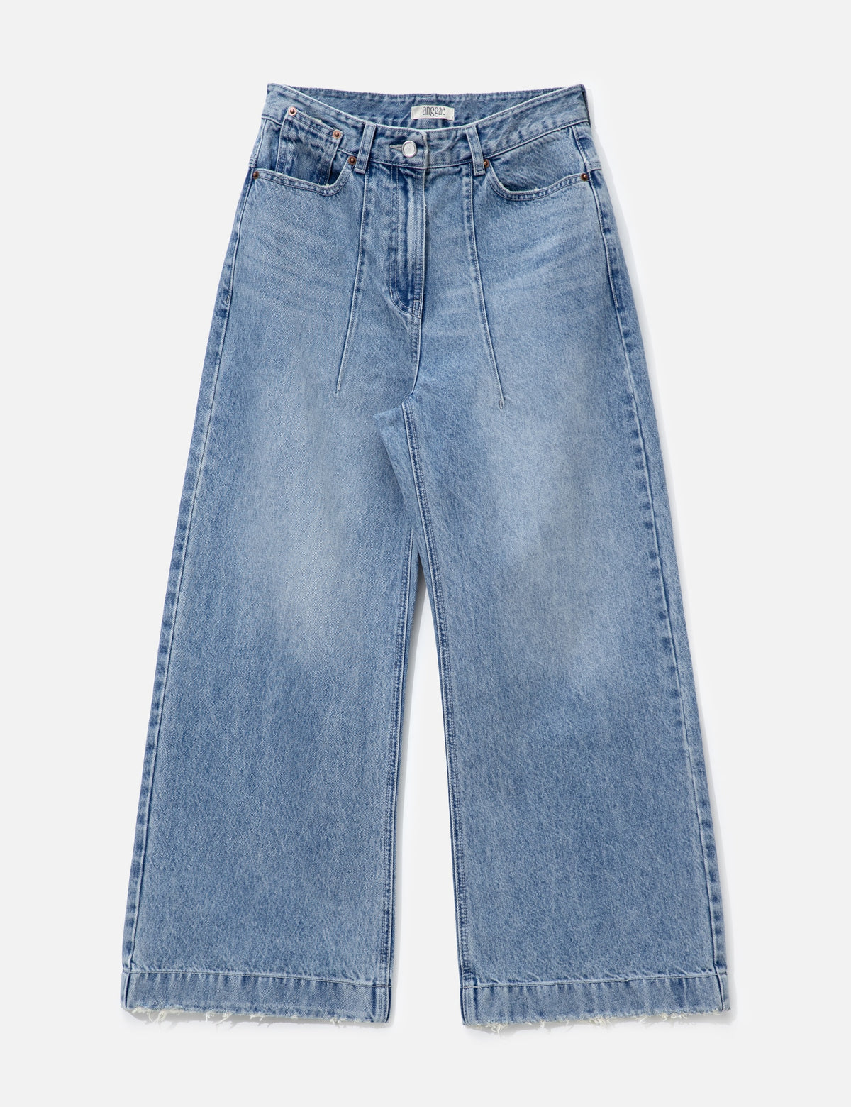 Anggae anggae 【本物保証】 パンツ ストリート系 レディース Anggae Wide Pants