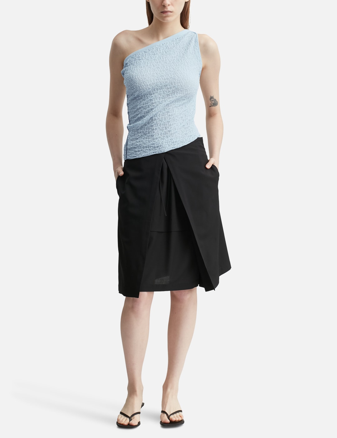 Anggae anggae 【本物保証】 スカート ストリート系 レディース Square Skirt