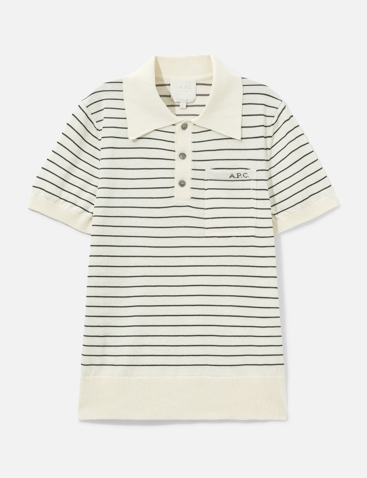 Apc アーペーセー 【本物保証】 シャツ ストリート系 レディース Fitted Striped Polo
