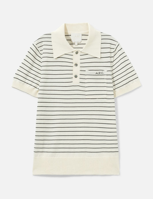 Apc アーペーセー 【本物保証】 シャツ ストリート系 レディース Fitted Striped Polo