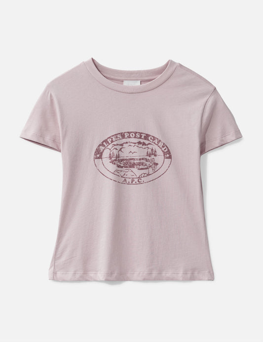 Apc アーペーセー 【本物保証】 Tシャツ ストリート系 レディース Vintage Camping Logo T-Shirt