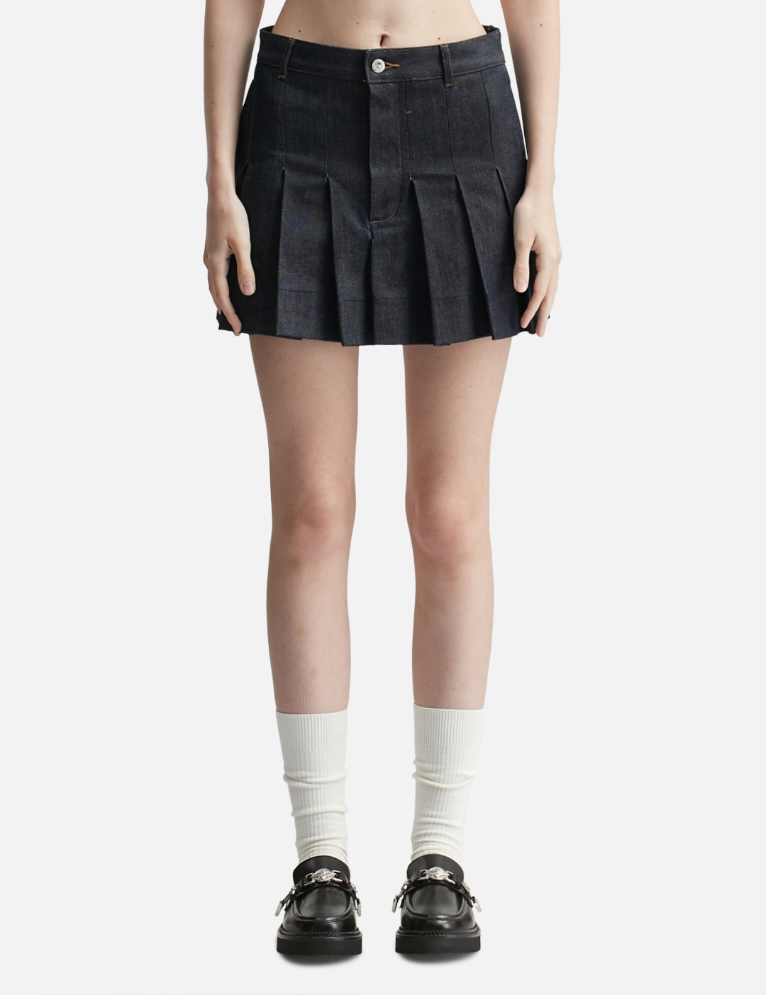 Apc アーペーセー 【本物保証】 スカート ストリート系 レディース Pleated Mini Skirt