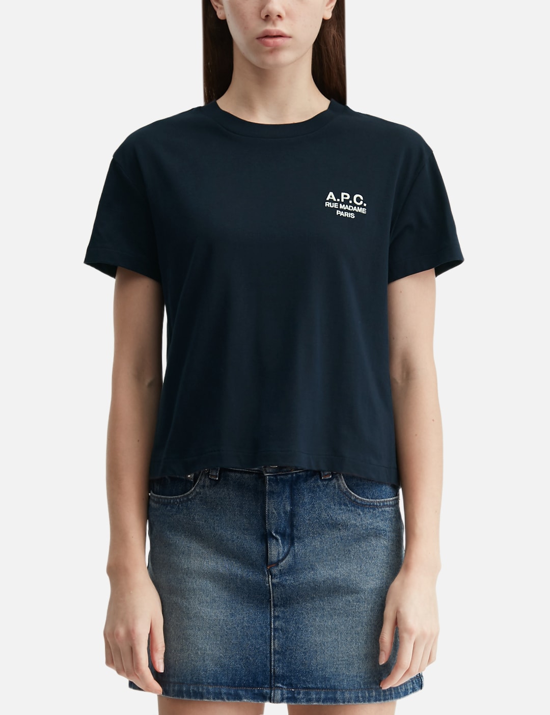 Apc アーペーセー 【本物保証】 Tシャツ ストリート系 レディース Boxy Rue Madame T-Shirt
