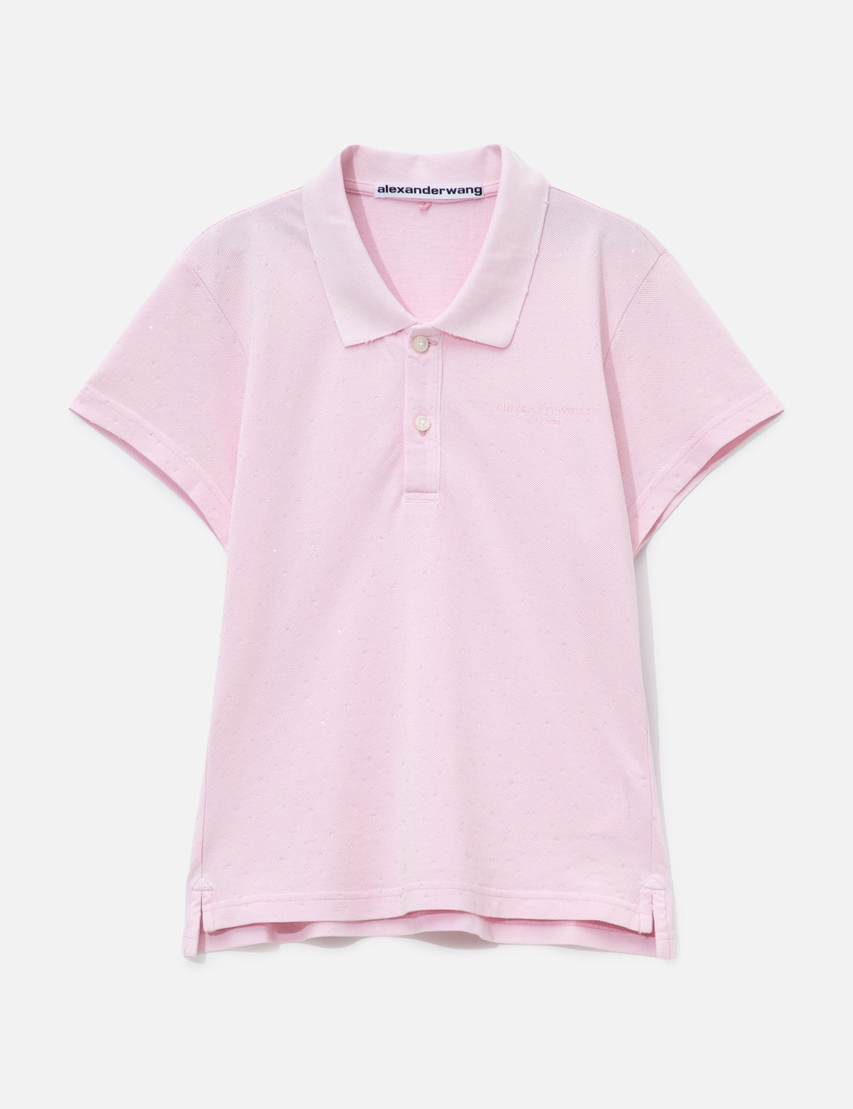 Alexander Wang アレキサンダーワン 【本物保証】 Tシャツ ストリート系 レディース Shrunken Polo Tee