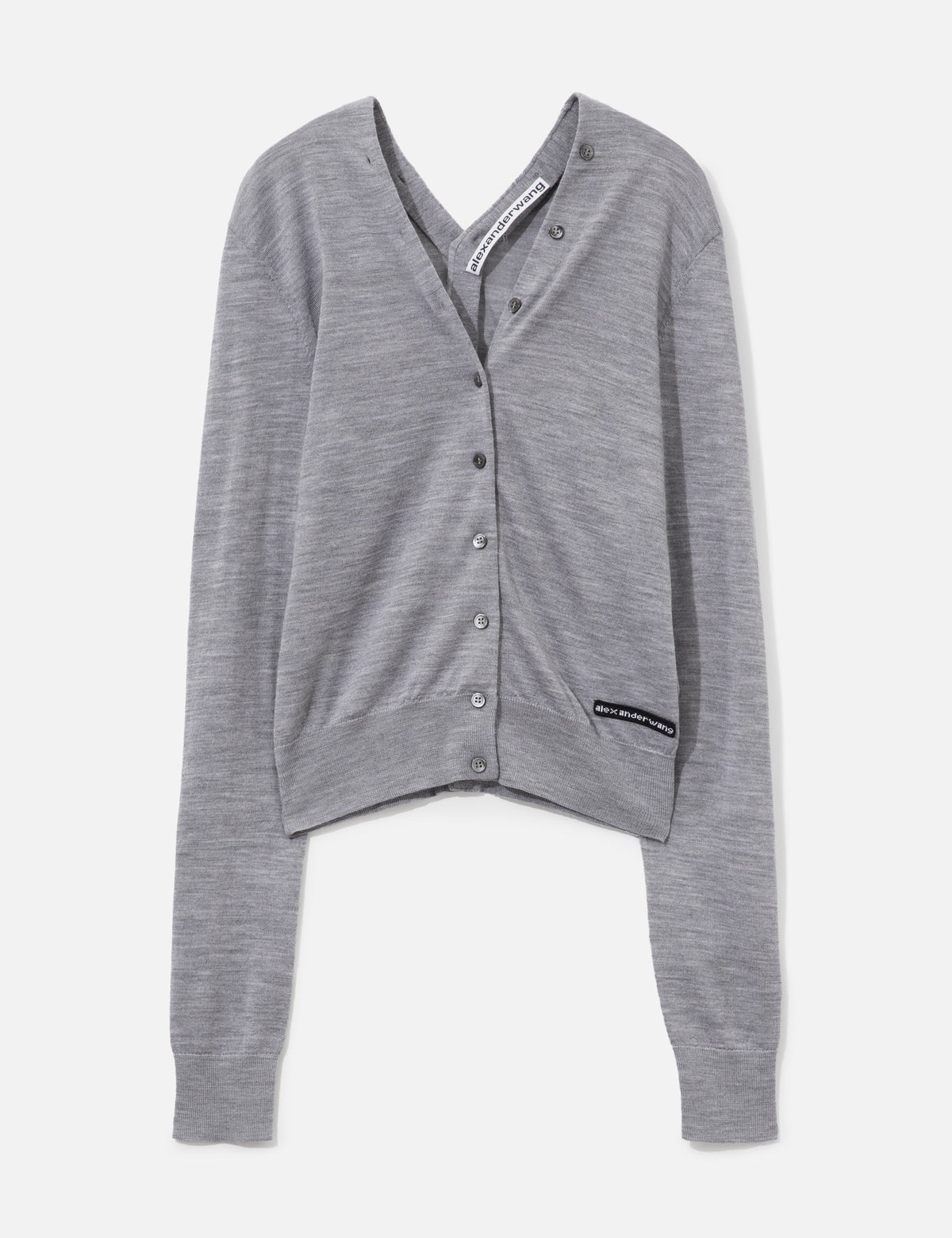 Alexander Wang アレキサンダーワン 【本物保証】 カーディガン ストリート系 レディース Button-Front Long Sleeve Cardigan