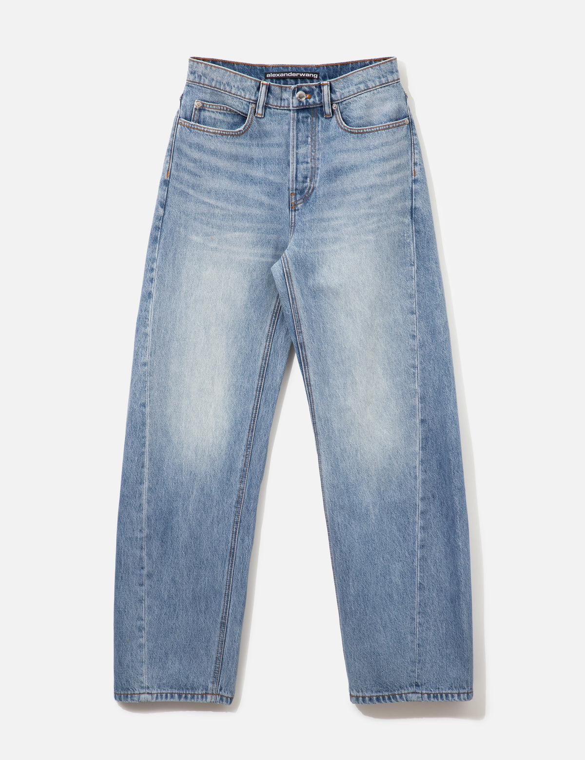 Alexander Wang アレキサンダーワン 【本物保証】 デニムパンツ ストリート系 レディース Float Mid-Rise Relaxed Jean With Logo Shadow Pocket