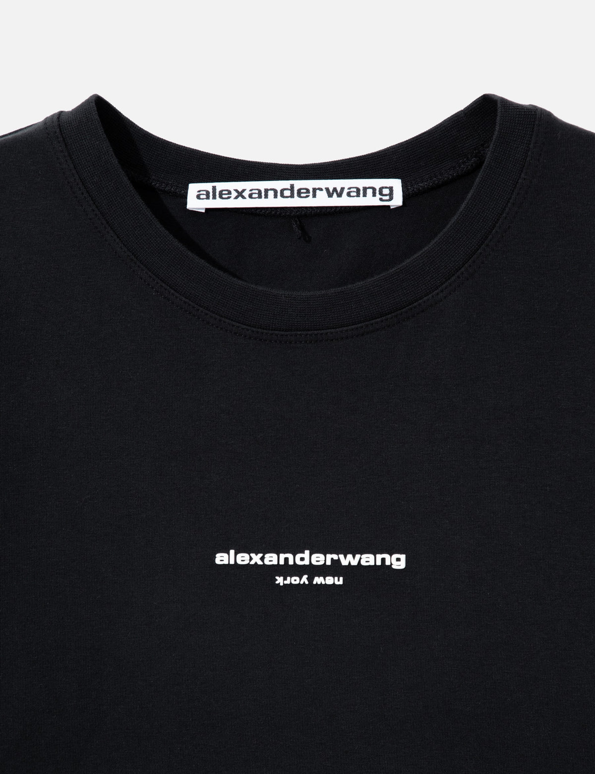 Alexander Wang アレキサンダーワン 【本物保証】 Tシャツ ストリート系 レディース Fitted Long Sleeves T-Shirt With Logo Print