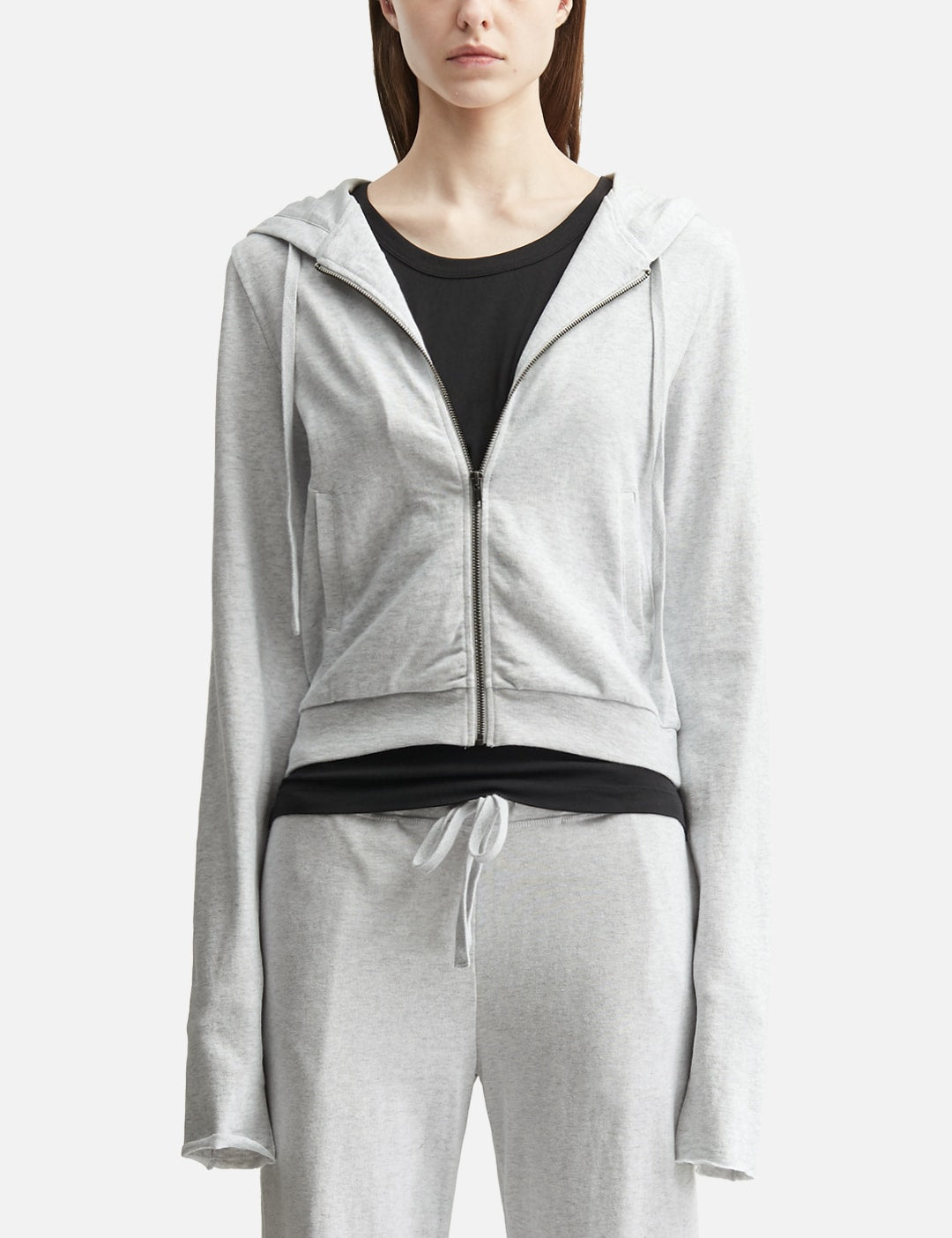 Entire Studios エンタイアスタジオ 【本物保証】 パーカー・スウェット ストリート系 レディース Lightweight Cropped Zip Up