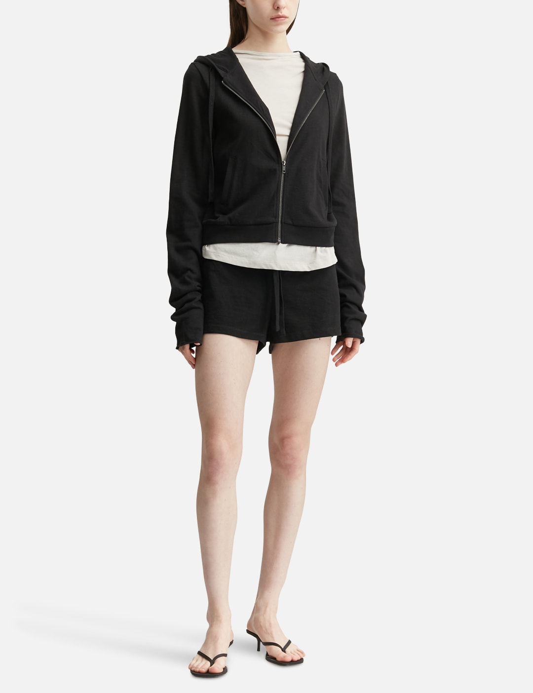 Entire Studios エンタイアスタジオ 【本物保証】 パーカー・スウェット ストリート系 レディース Lightweight Cropped Zip Up