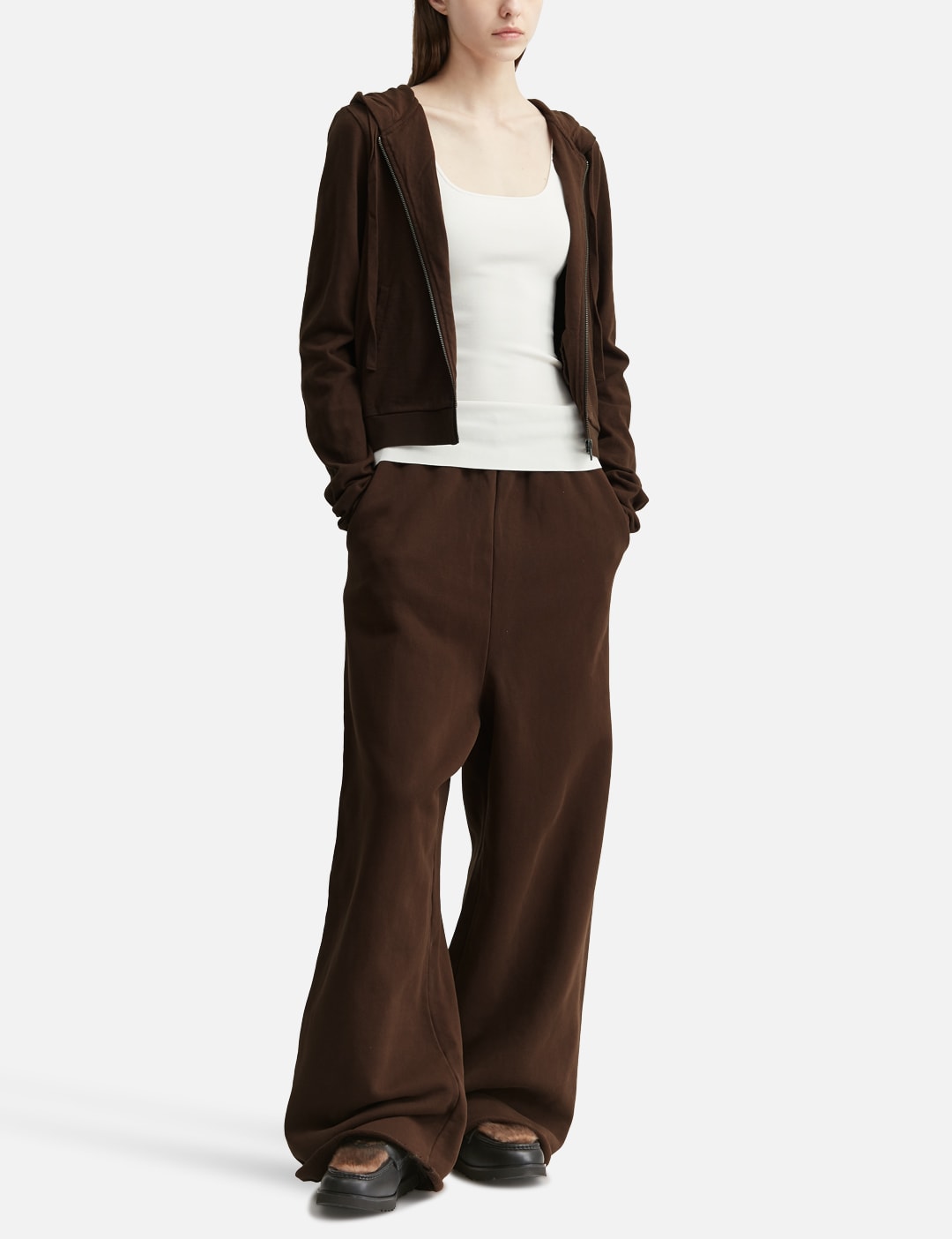 Entire Studios エンタイアスタジオ 【本物保証】 パーカー・スウェット ストリート系 レディース Lightweight Cropped Zip Up