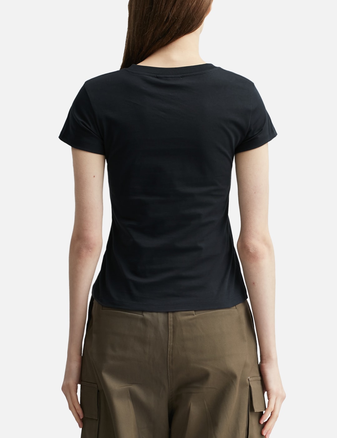 Ganni ガニー 【本物保証】 Tシャツ ストリート系 レディース Ganni Logo Embroidery Baby Fit T-Shirt