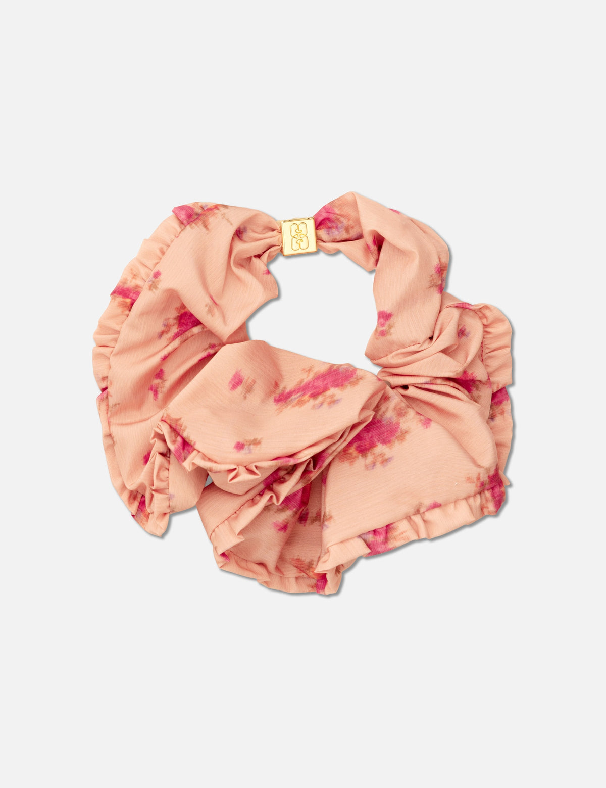 Ganni ガニー 【本物保証】 アクセサリー ストリート系 レディース Scrunchie Printed Fluid Taffeta