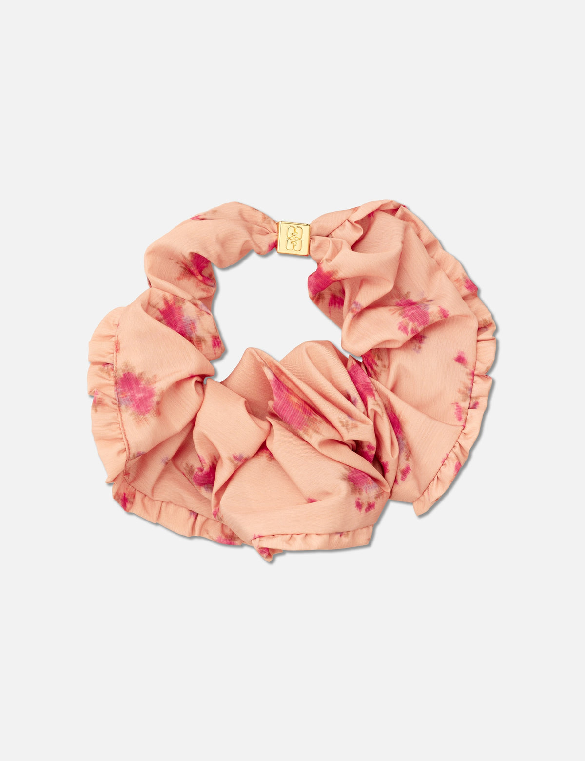 Ganni ガニー 【本物保証】 アクセサリー ストリート系 レディース Scrunchie Printed Fluid Taffeta