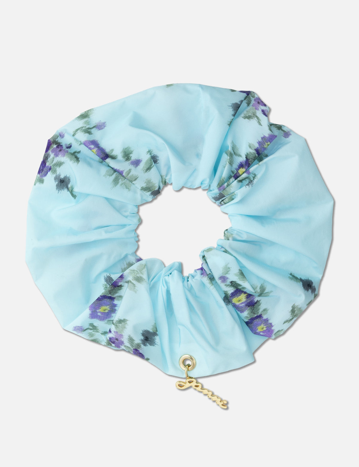 Ganni ガニー 【本物保証】 アクセサリー ストリート系 レディース SCRUNCHIE PRINTED BLUE