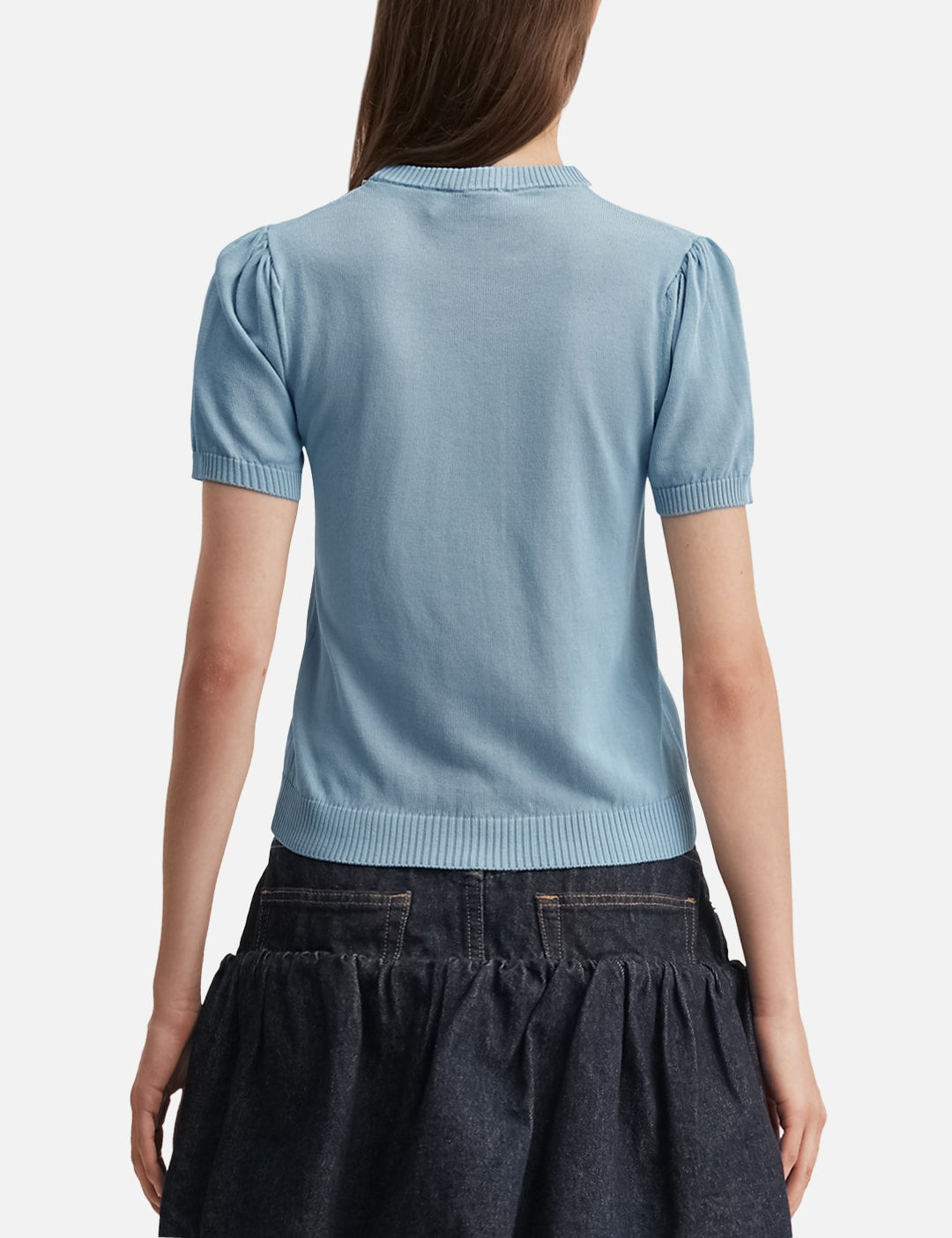 Ganni ガニー 【本物保証】 Tシャツ ストリート系 レディース Light Cotton Argyle T-Shirt
