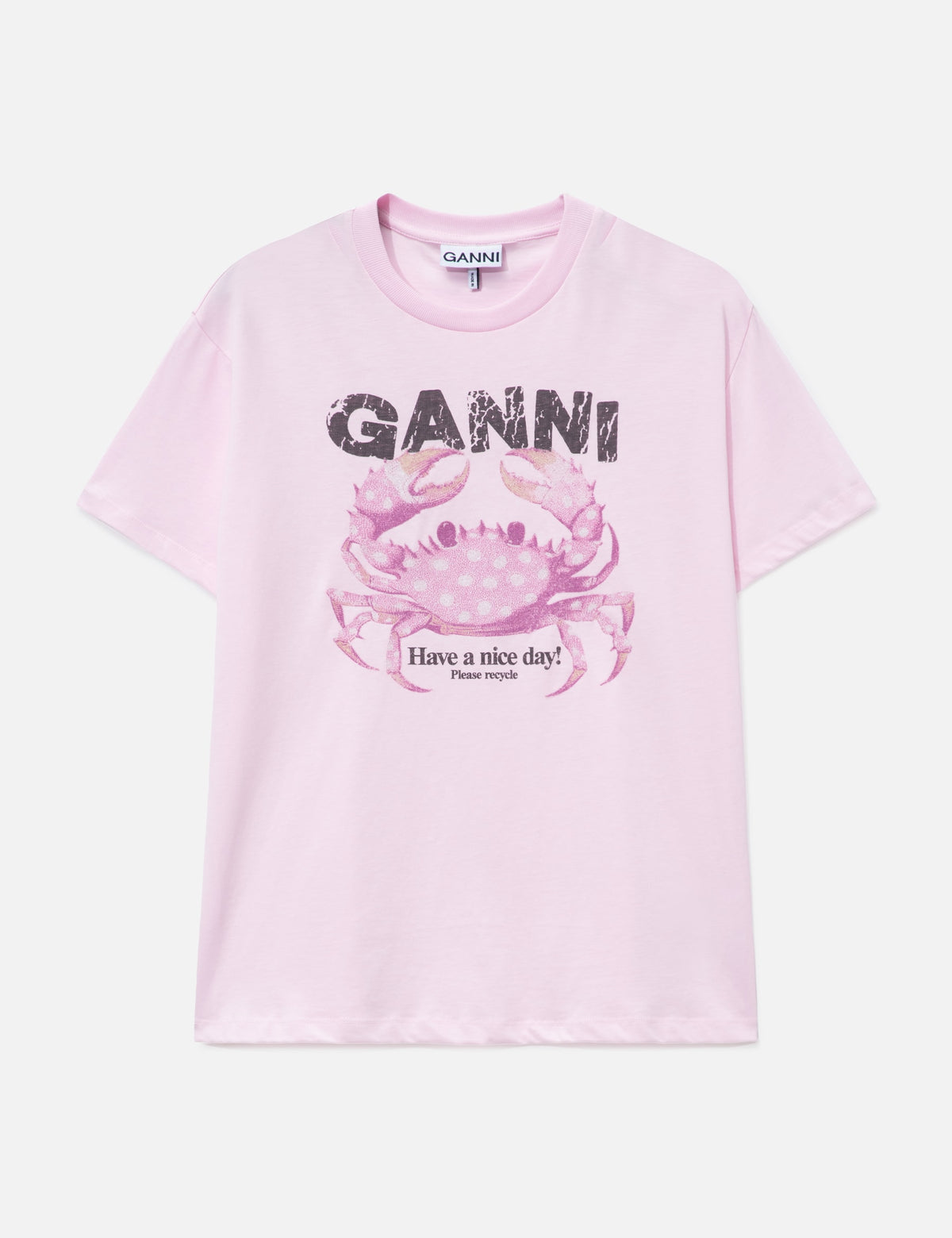 Ganni ガニー 【本物保証】 Tシャツ ストリート系 レディース T-Shirt With Crab