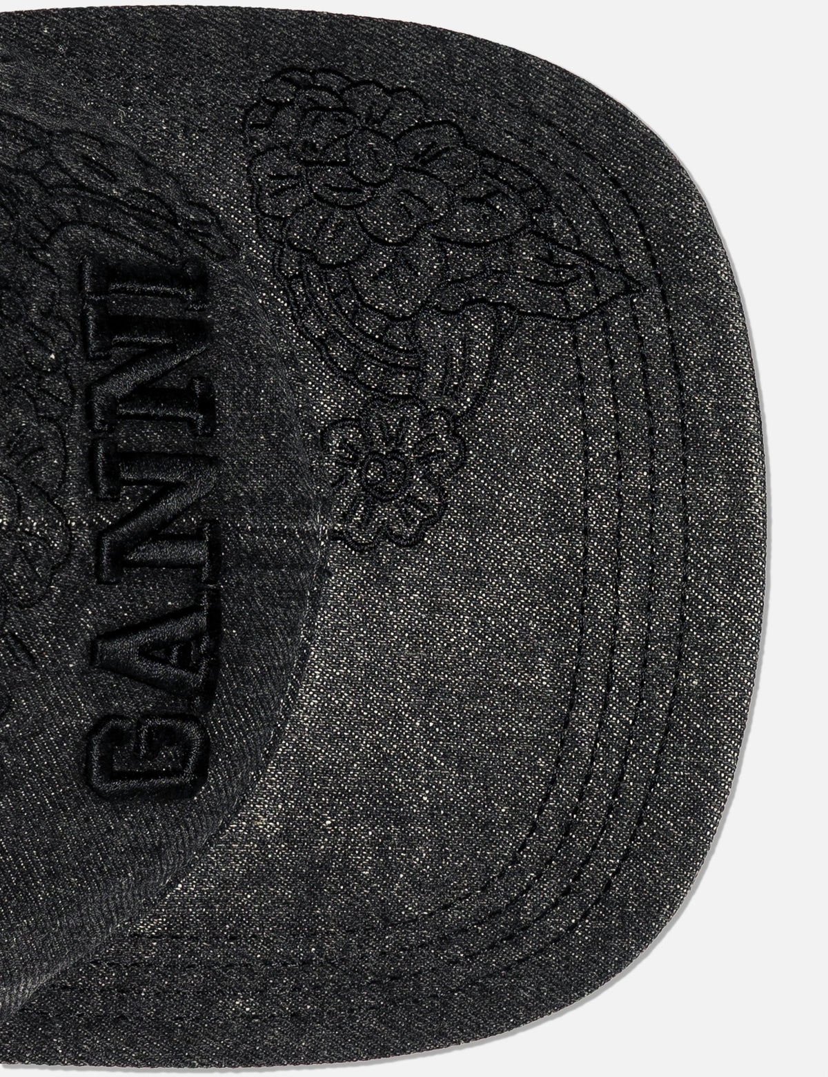 Ganni ガニー 【本物保証】 キャップ ストリート系 レディース Washed Embroidery Denim Cap