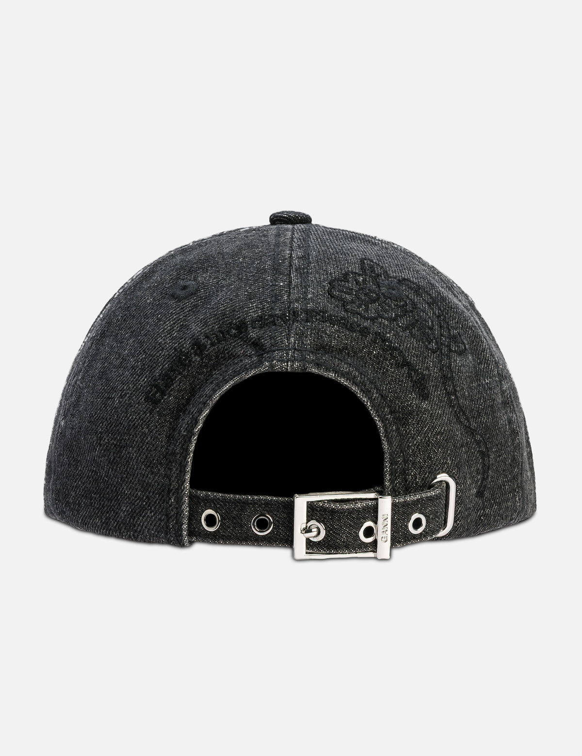 Ganni ガニー 【本物保証】 キャップ ストリート系 レディース Washed Embroidery Denim Cap