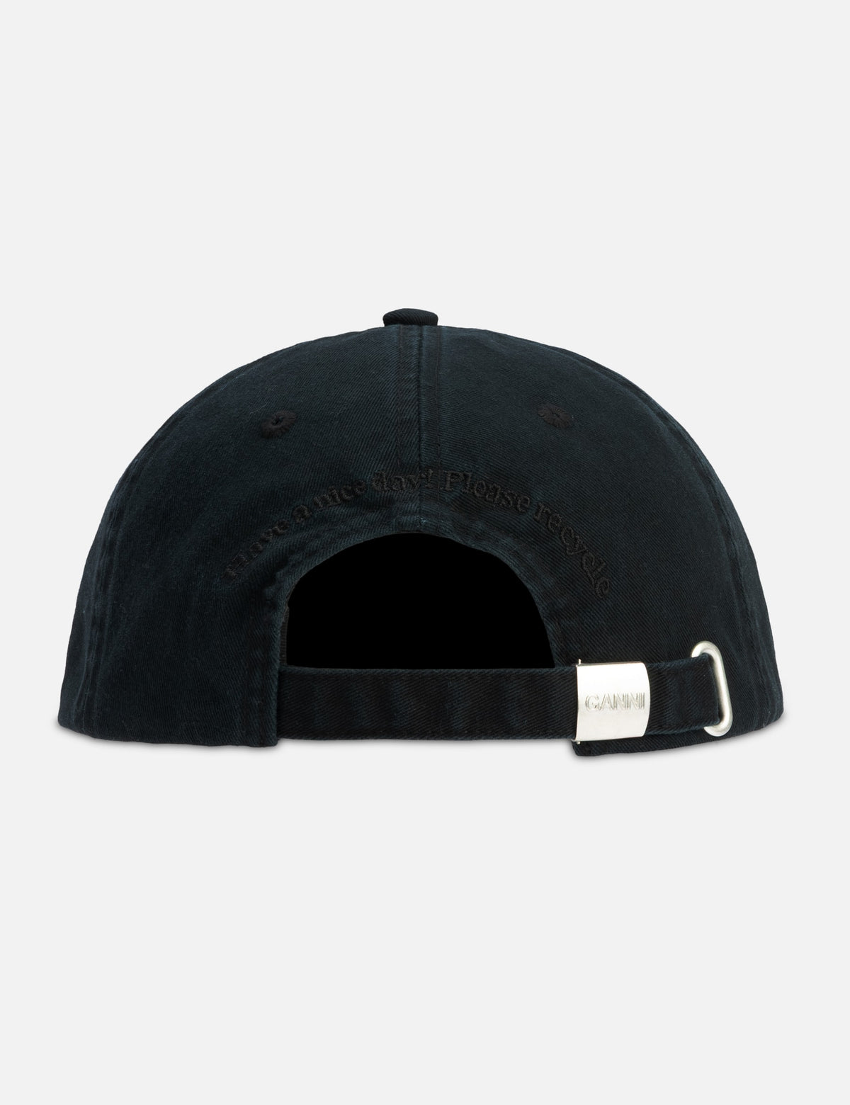 Ganni ガニー 【本物保証】 キャップ ストリート系 レディース Black Canvas Cap