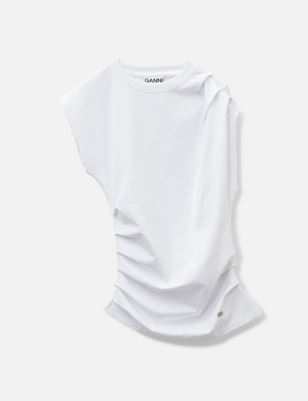 Ganni ガニー 【本物保証】 シャツ ストリート系 レディース Top In Draped Jersey