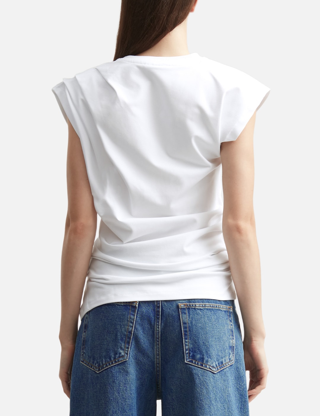 Ganni ガニー 【本物保証】 シャツ ストリート系 レディース Top In Draped Jersey
