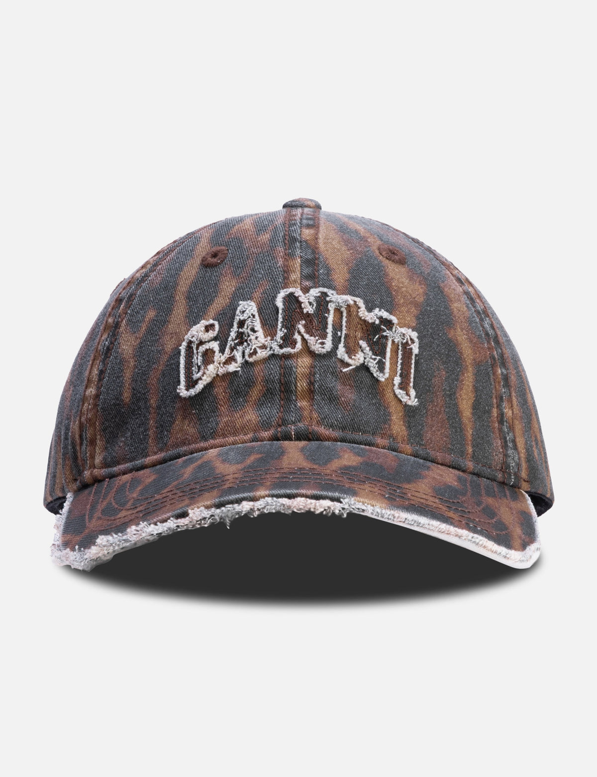 Ganni ガニー 【本物保証】 キャップ ストリート系 レディース Cap In Ocelot Leopard