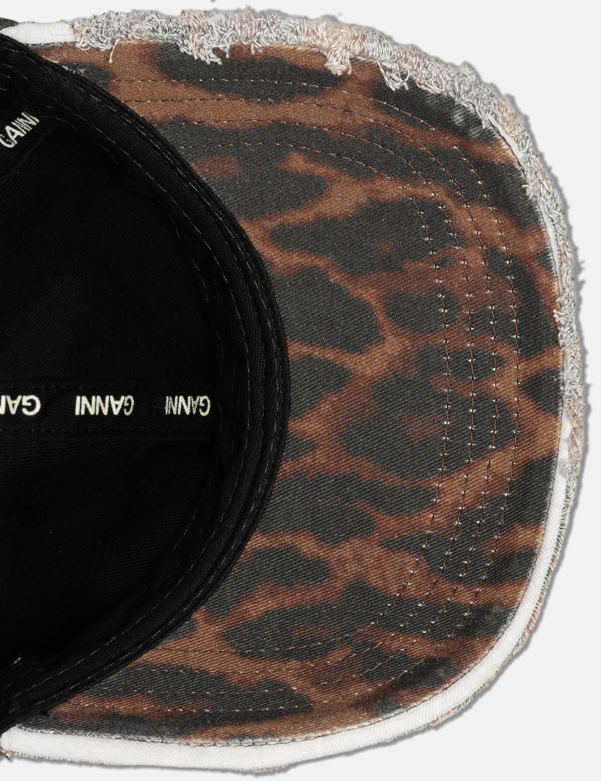 Ganni ガニー 【本物保証】 キャップ ストリート系 レディース Cap In Ocelot Leopard