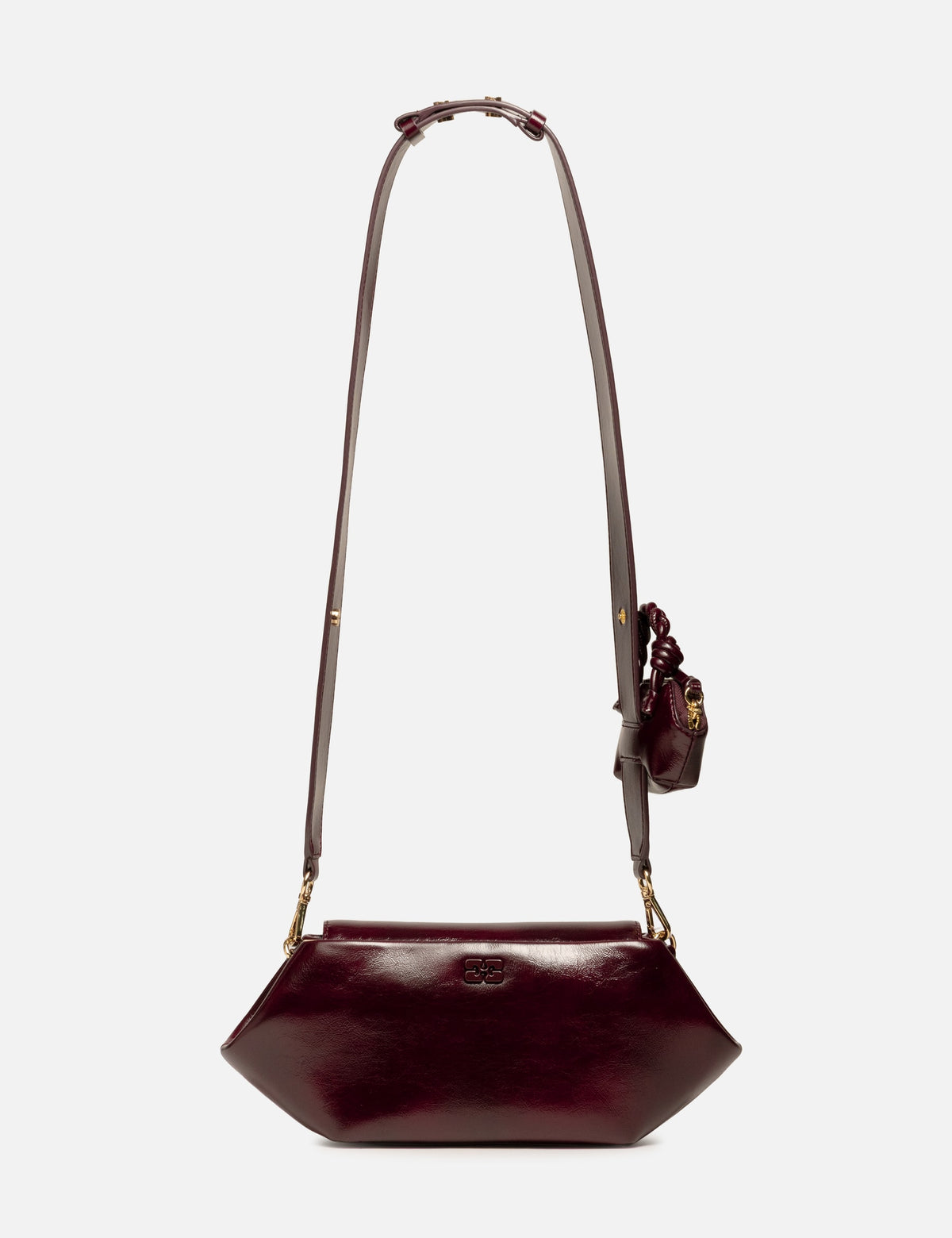 Ganni ガニー 【本物保証】 バッグ ストリート系 レディース Bou Bag East/West Shine