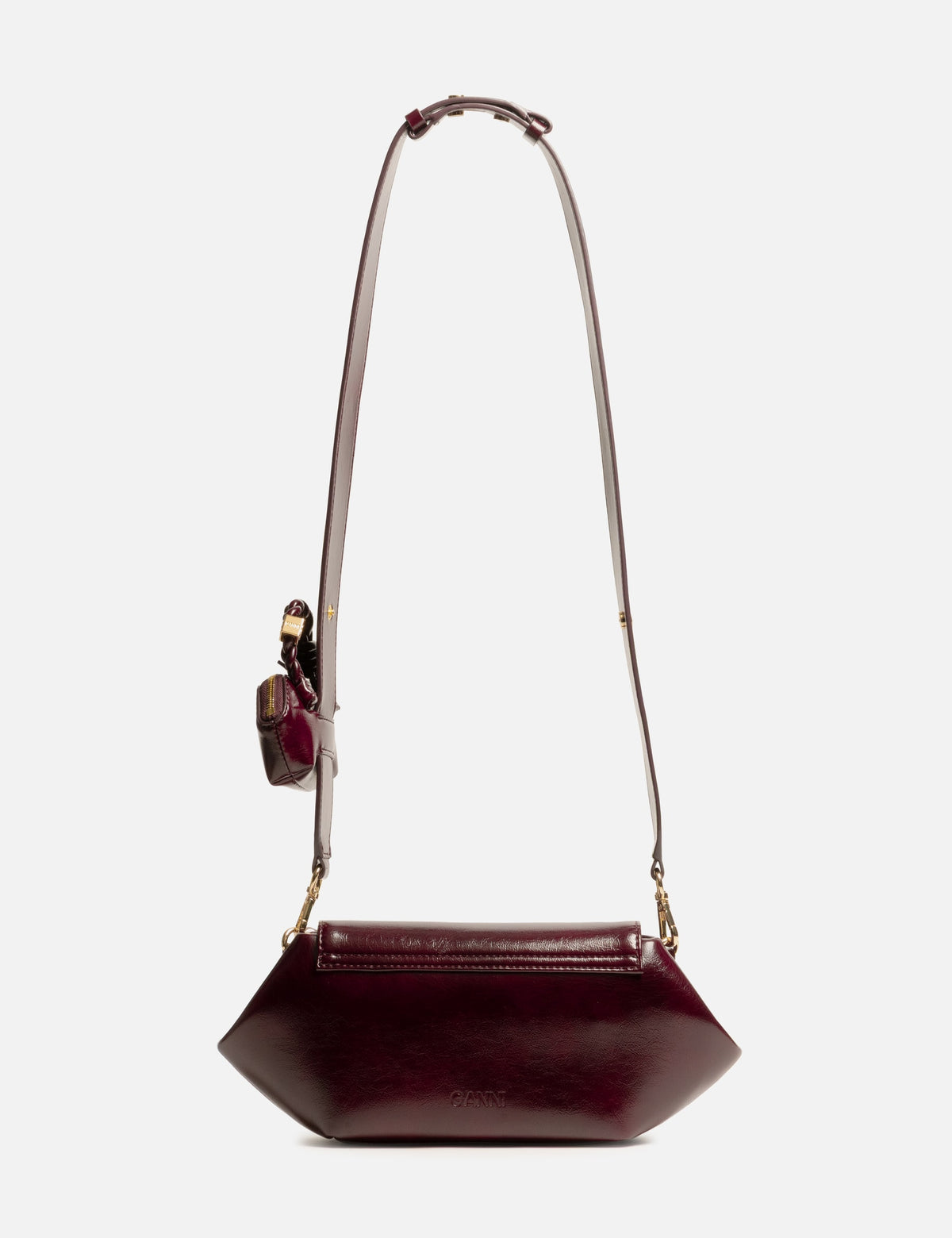 Ganni ガニー 【本物保証】 バッグ ストリート系 レディース Bou Bag East/West Shine