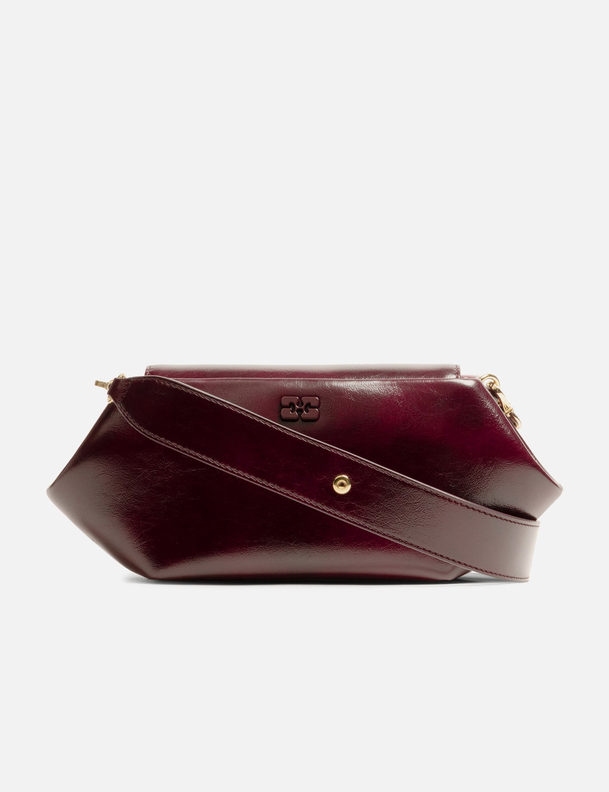Ganni ガニー 【本物保証】 バッグ ストリート系 レディース Bou Bag East/West Shine