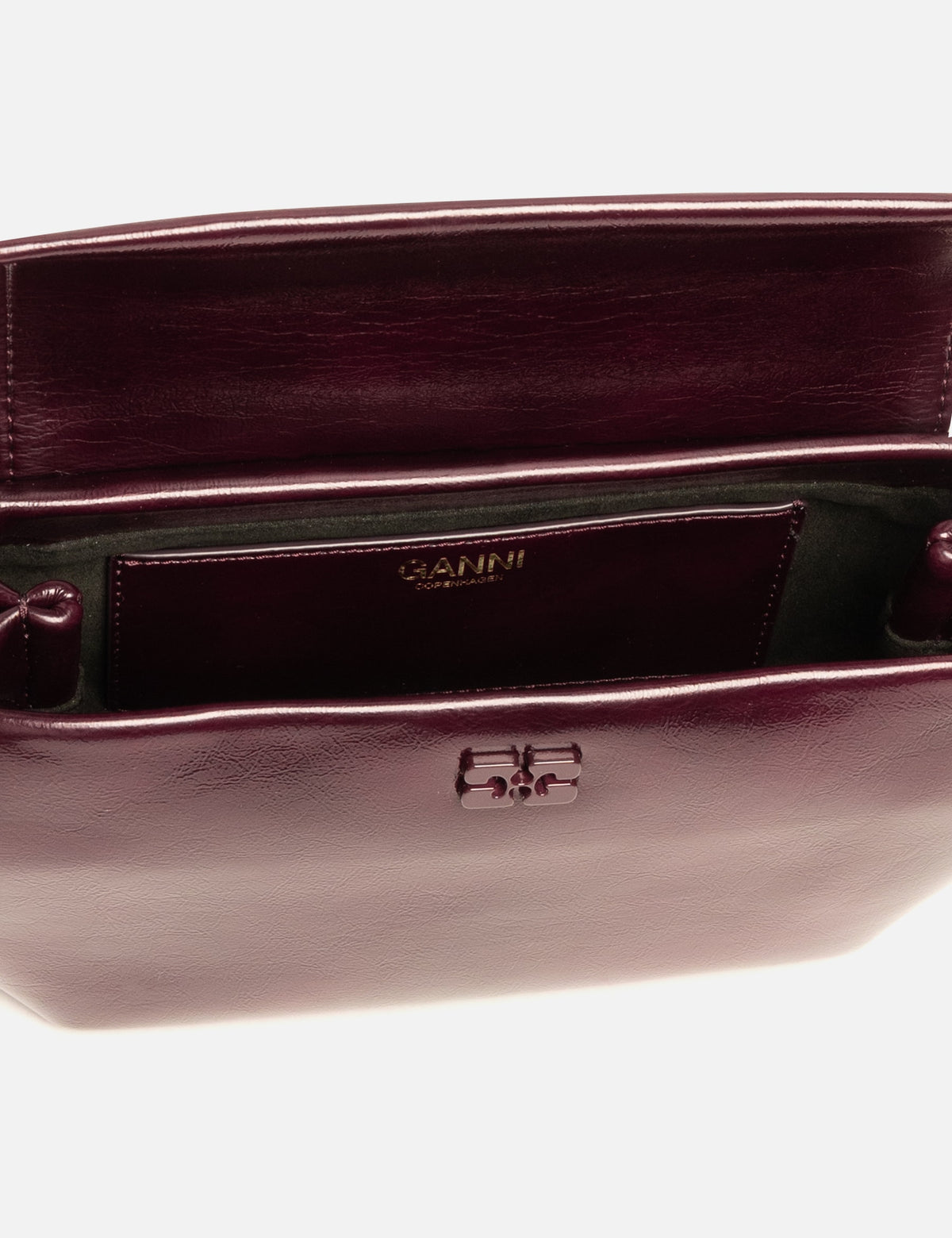 Ganni ガニー 【本物保証】 バッグ ストリート系 レディース Bou Bag East/West Shine