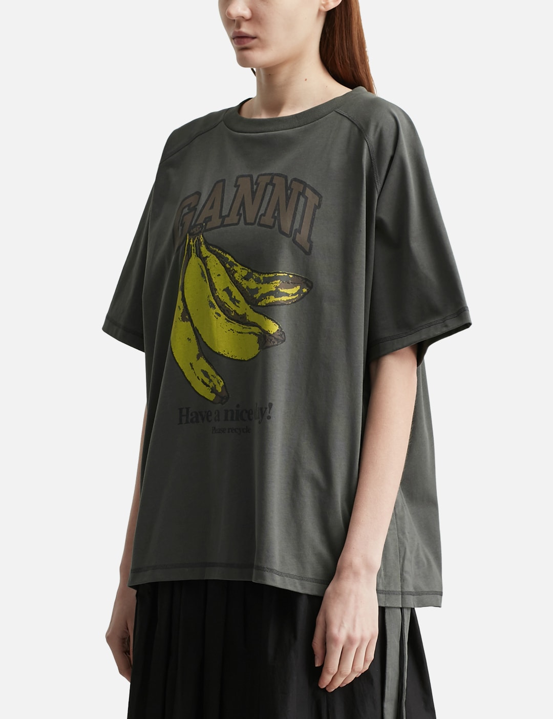 Ganni ガニー 【本物保証】 Tシャツ ストリート系 レディース Banana T-Shirt