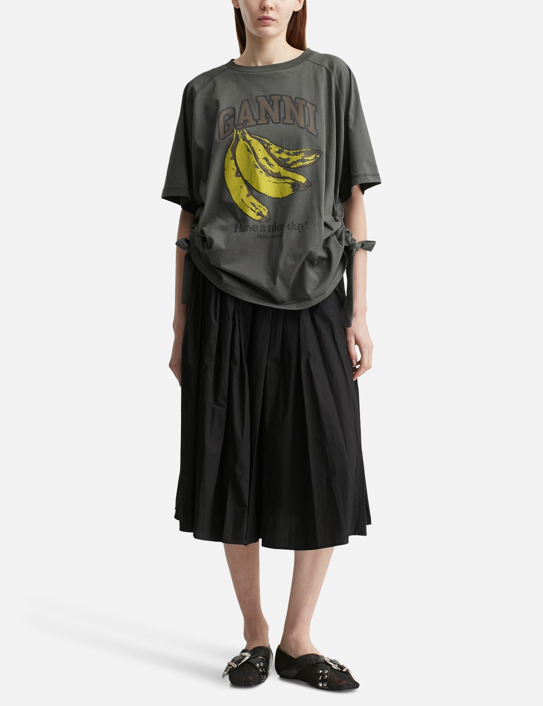 Ganni ガニー 【本物保証】 Tシャツ ストリート系 レディース Banana T-Shirt