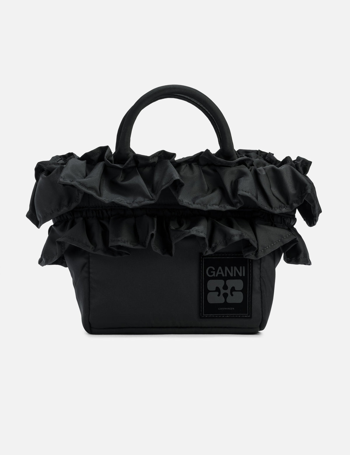 Ganni ガニー 【本物保証】 バッグ ストリート系 レディース Mini Ruffle Tote