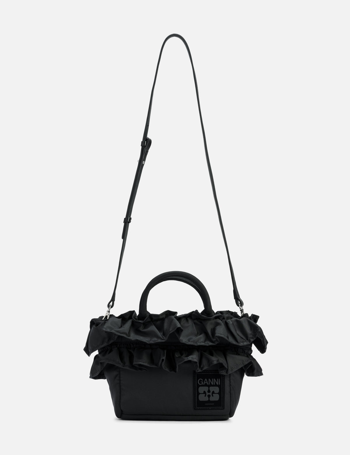 Ganni ガニー 【本物保証】 バッグ ストリート系 レディース Mini Ruffle Tote