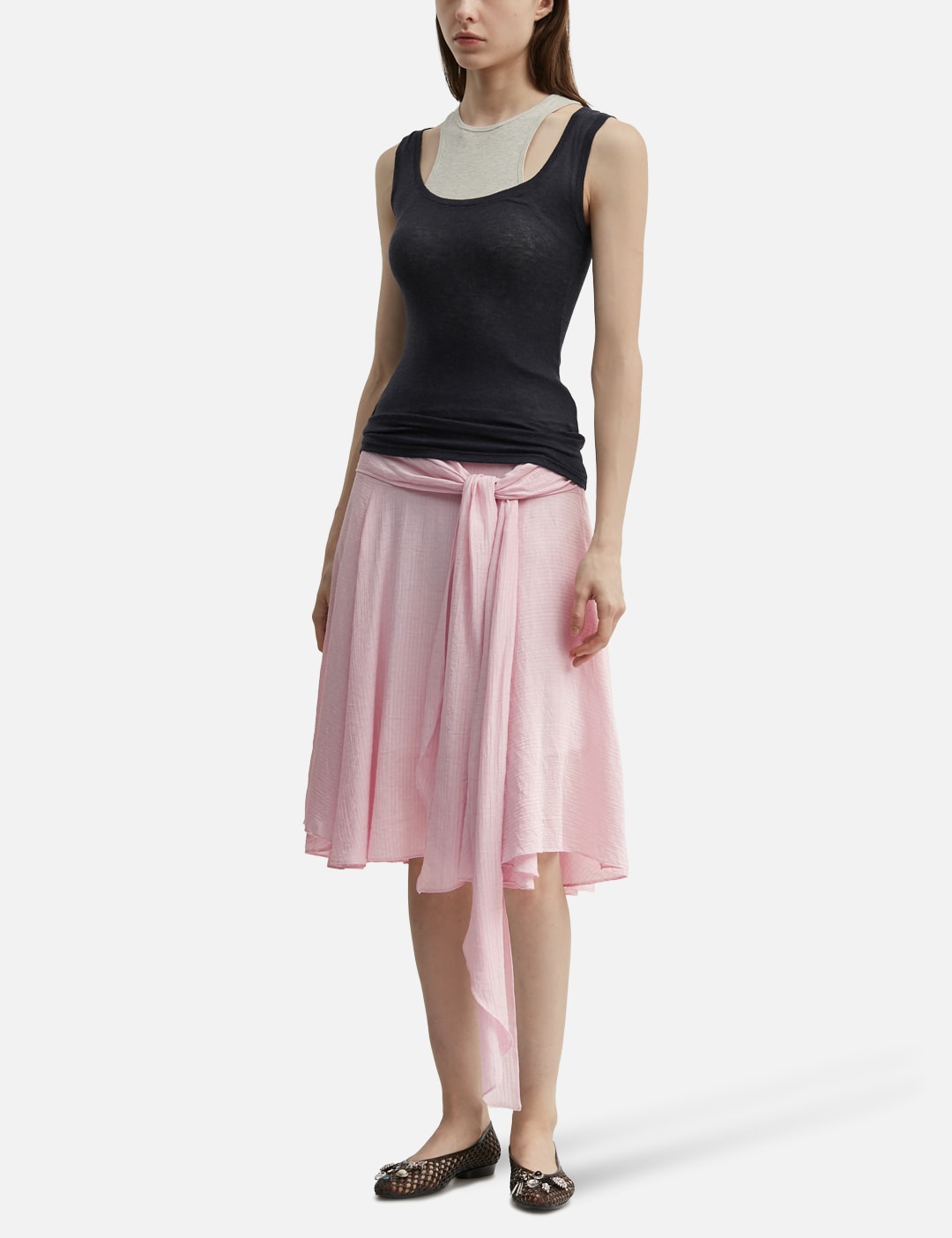 Glowny グロウニー 【本物保証】 Tシャツ ストリート系 レディース Soft Layered Scoop Top