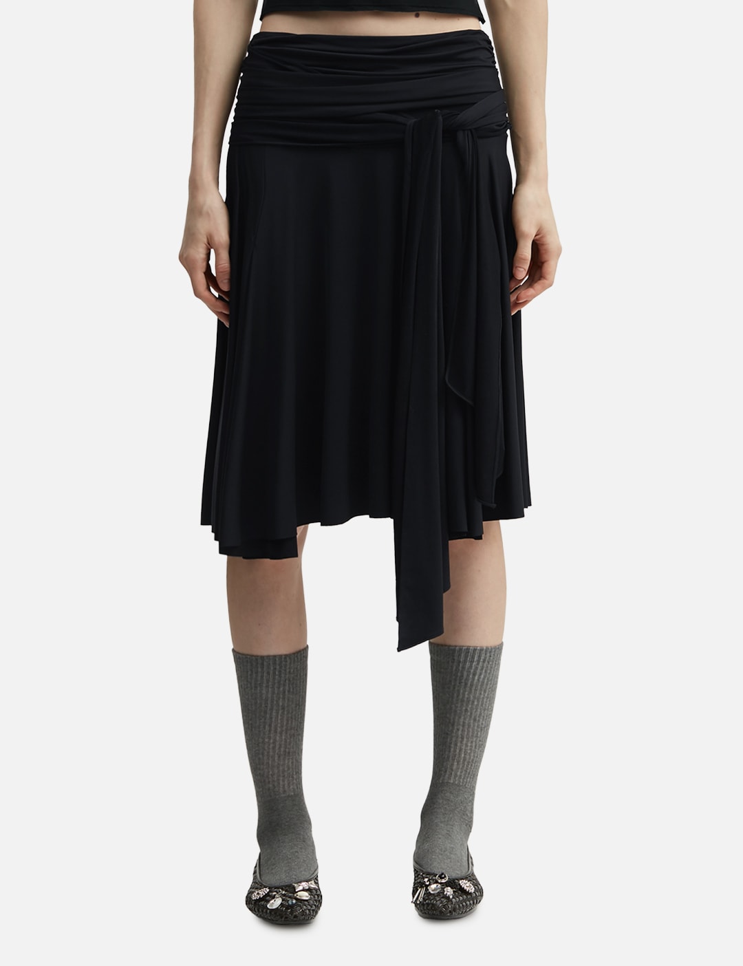Glowny グロウニー 【本物保証】 スカート ストリート系 レディース Draped Wave Skirt
