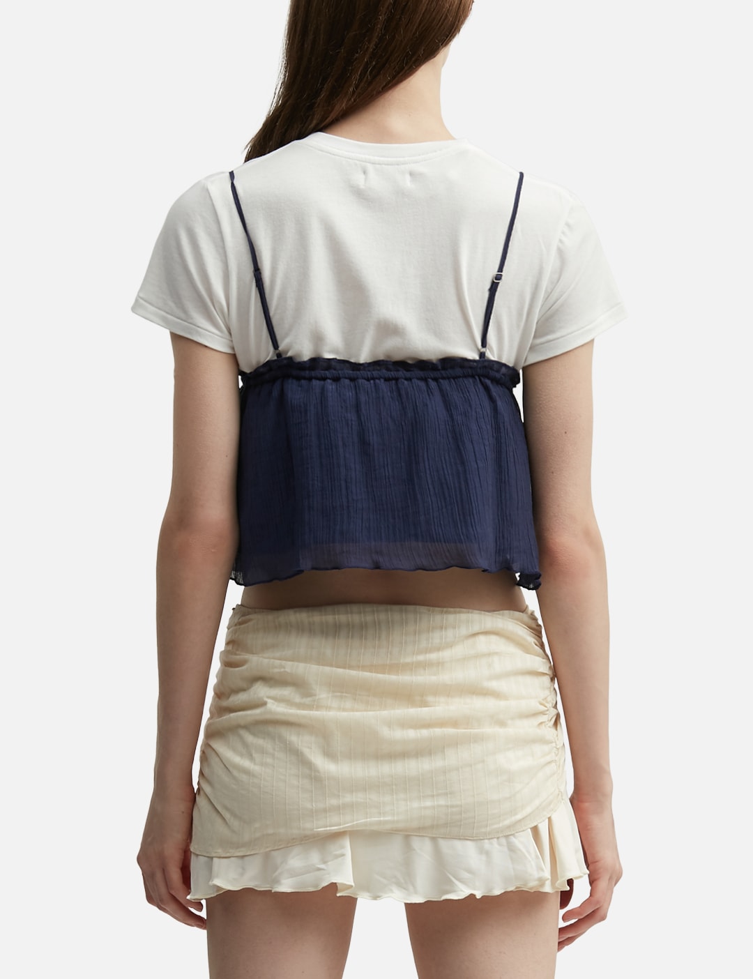 Glowny グロウニー 【本物保証】 Tシャツ ストリート系 レディース Shirred Crinkle Bustier