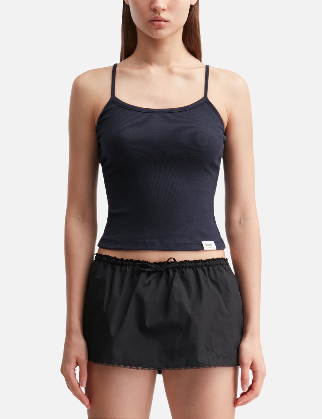 Glowny グロウニー 【本物保証】 Tシャツ ストリート系 レディース G Fine Rib Camisole