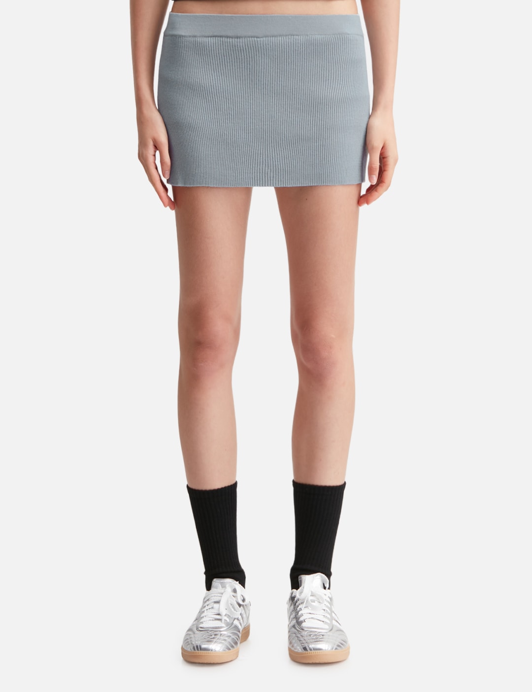 Glowny グロウニー 【本物保証】 ニット ストリート系 レディース G Knit Rest Skirt