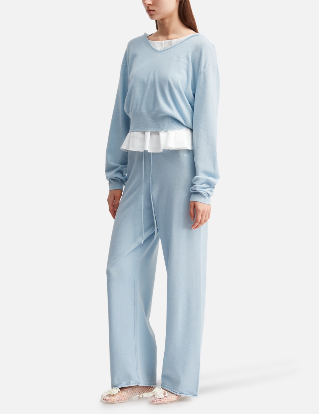 Glowny グロウニー 【本物保証】 ニット ストリート系 レディース G Hug Knit Pants