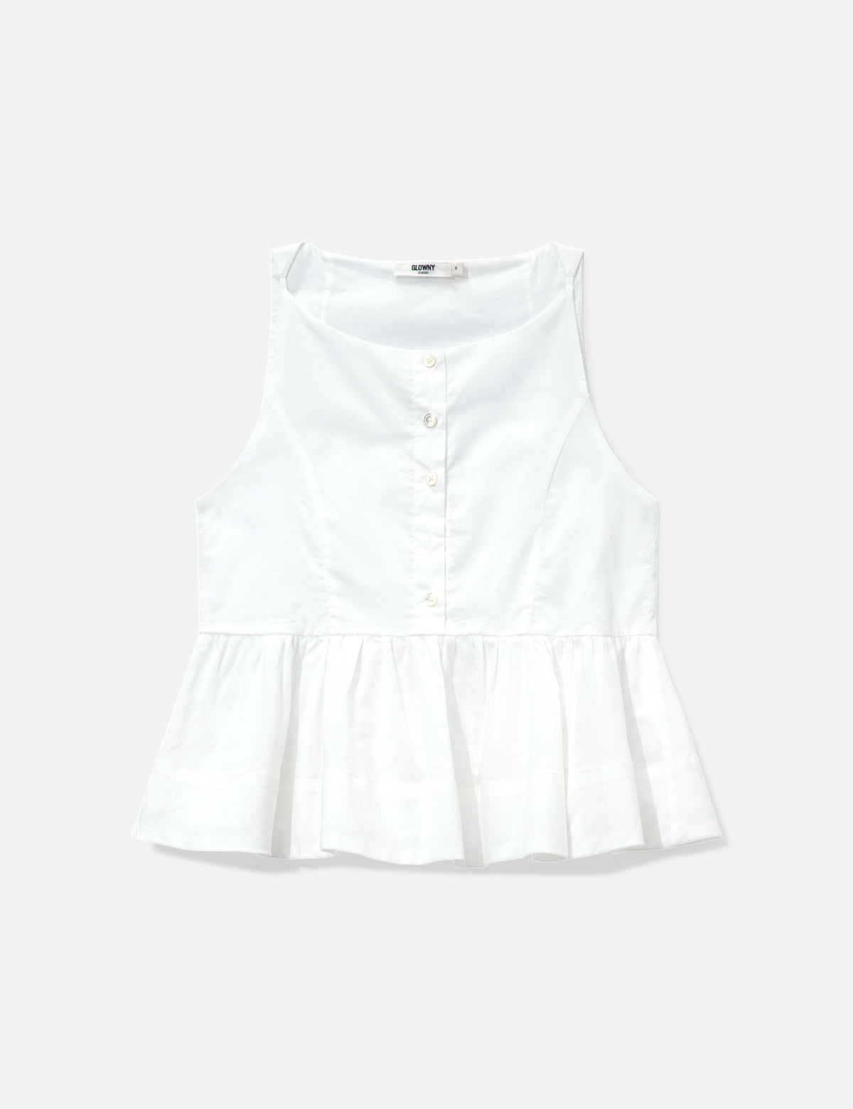 Glowny グロウニー 【本物保証】 シャツ ストリート系 レディース G Ruffled Button Blouse